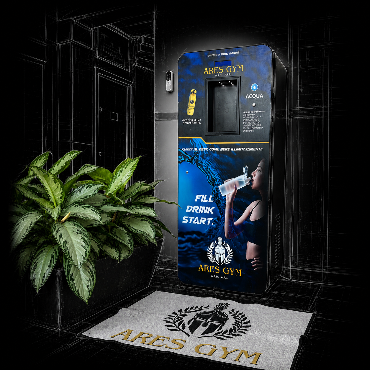 Distributore d'acqua e Smart Bottle
