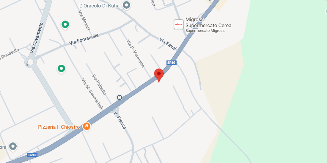 Mappa Ares GYM Cerea